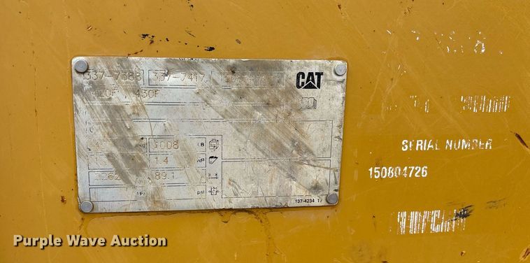 image for item ND9757 2016 Caterpillar 420F2 backhoe