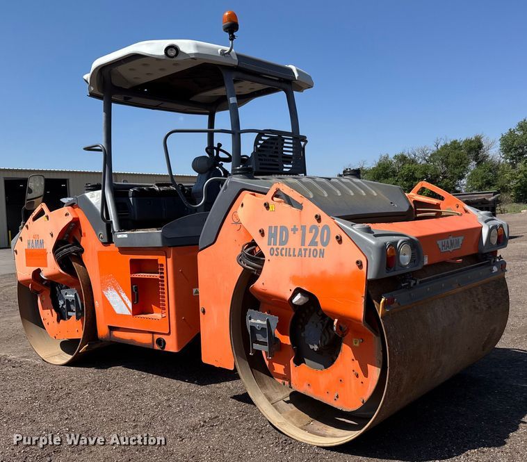 image for item NE9821 2012 Hamm HD+120VO double drum vibratory roller