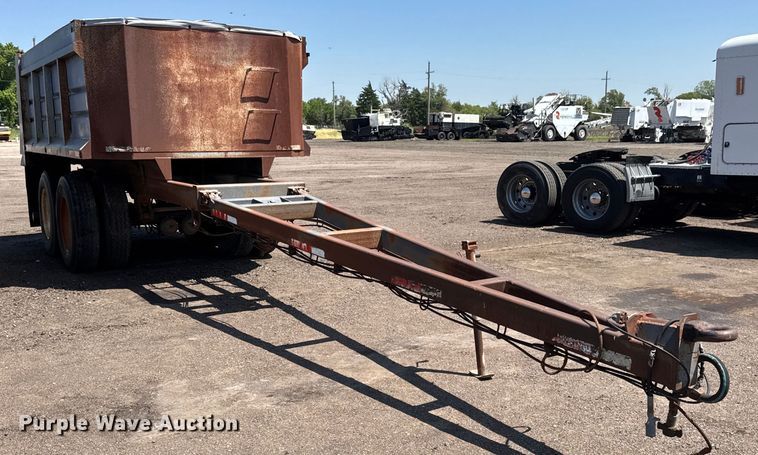 image for item NE9822 2005 Leach Pup-Dump end dump pup trailer