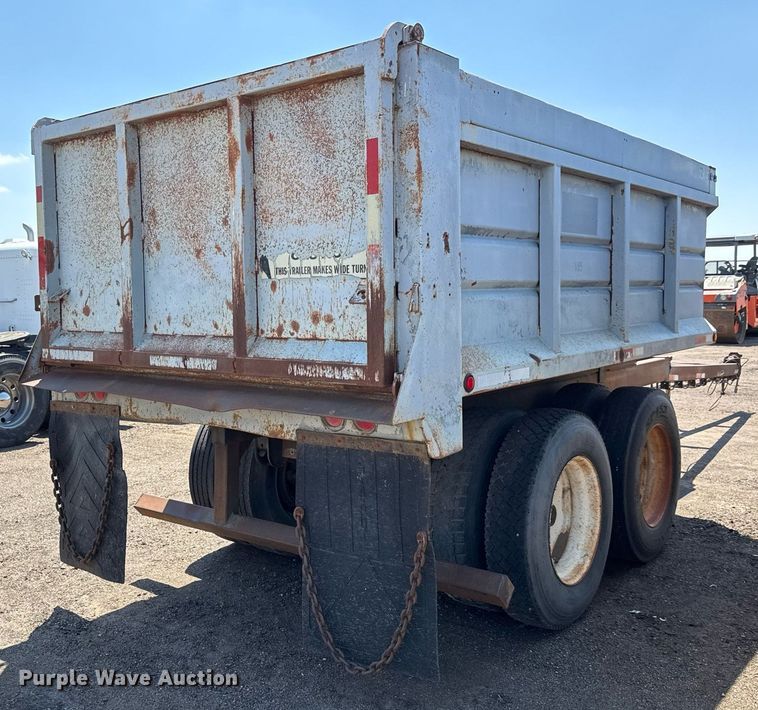 image for item NE9822 2005 Leach Pup-Dump end dump pup trailer