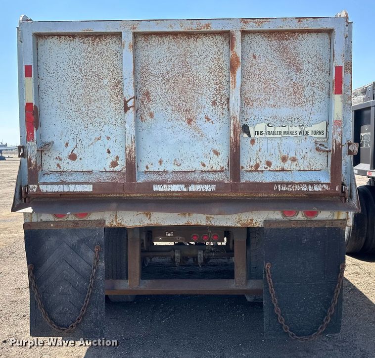 image for item NE9822 2005 Leach Pup-Dump end dump pup trailer