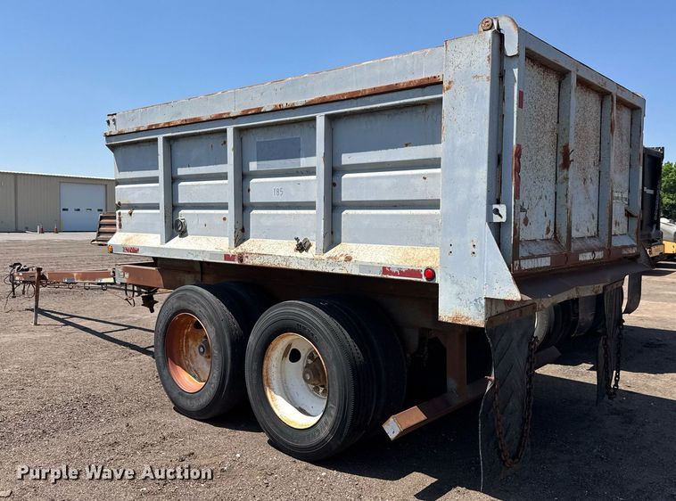 image for item NE9822 2005 Leach Pup-Dump end dump pup trailer
