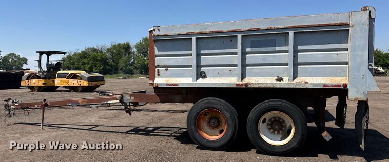 image for item NE9822 2005 Leach Pup-Dump end dump pup trailer