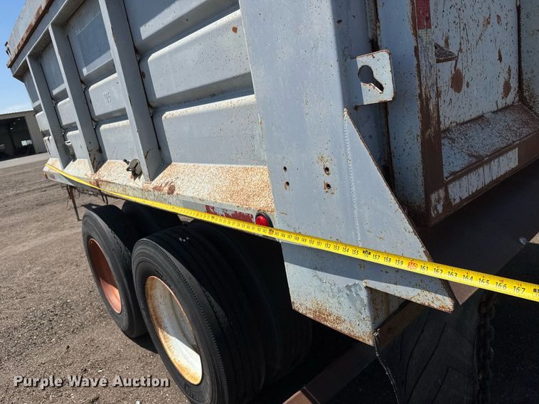 image for item NE9822 2005 Leach Pup-Dump end dump pup trailer