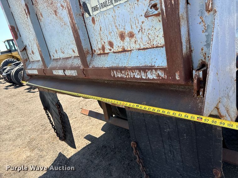 image for item NE9822 2005 Leach Pup-Dump end dump pup trailer