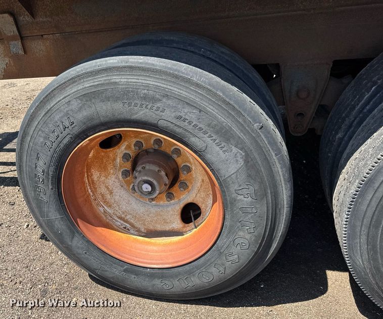 image for item NE9822 2005 Leach Pup-Dump end dump pup trailer