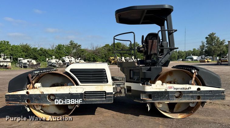 image for item NE9828 2005 Ingersoll Rand DD-138HF double drum vibratory roller