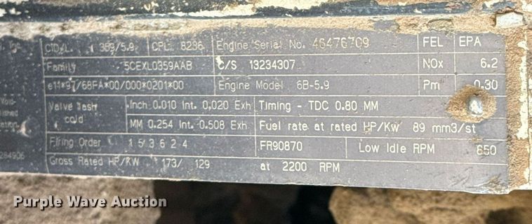 image for item NE9828 2005 Ingersoll Rand DD-138HF double drum vibratory roller