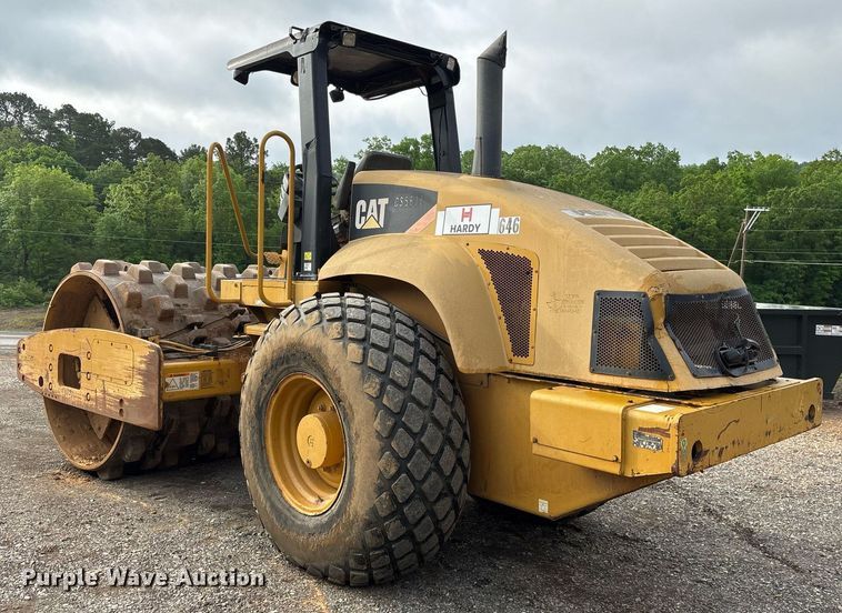 image for item OB9694 2008 Caterpillar CS-563E single drum vibratory roller