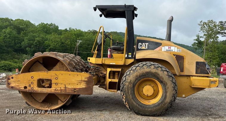 image for item OB9694 2008 Caterpillar CS-563E single drum vibratory roller