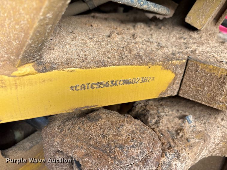 image for item OB9694 2008 Caterpillar CS-563E single drum vibratory roller