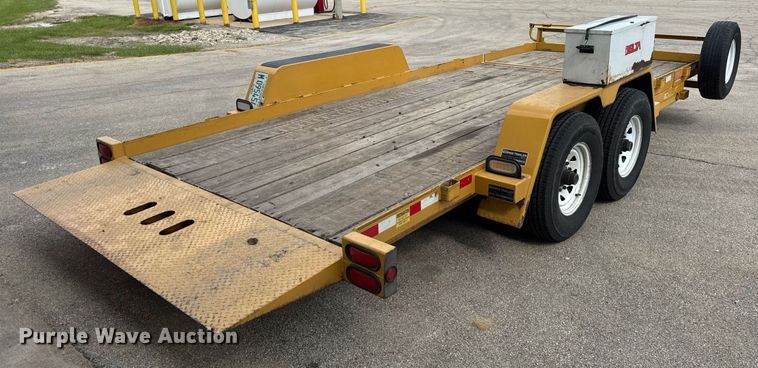image for item DH9950 2006 Behnke Enterprises INC BCT2012ET tilt deck equipment trailer