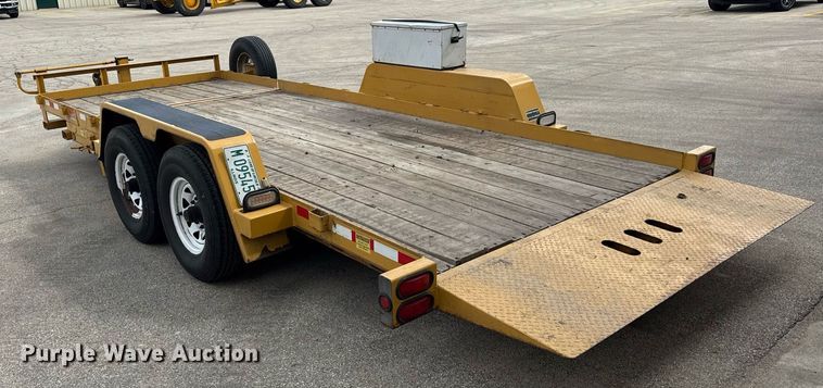 image for item DH9950 2006 Behnke Enterprises INC BCT2012ET tilt deck equipment trailer