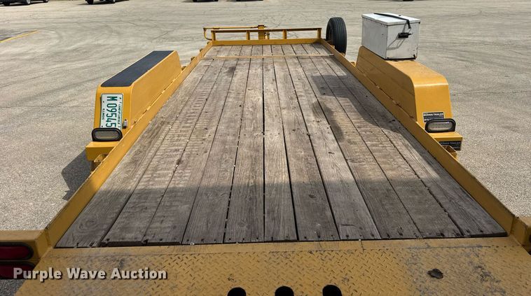 image for item DH9950 2006 Behnke Enterprises INC BCT2012ET tilt deck equipment trailer