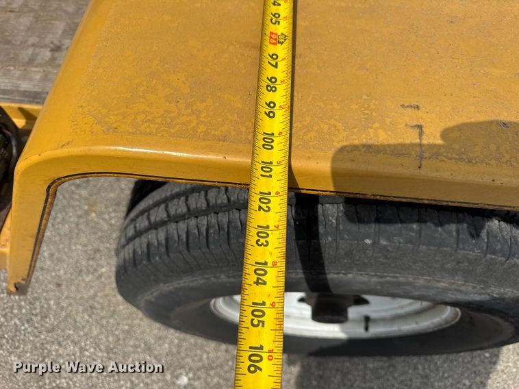 image for item DH9950 2006 Behnke Enterprises INC BCT2012ET tilt deck equipment trailer