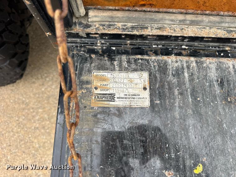 image for item DH9958 2003 Ford F350 Super Duty XL dump bed pickup truck