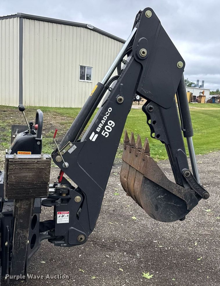 image for item DH9965 Bradco 84003 skid steer backhoe