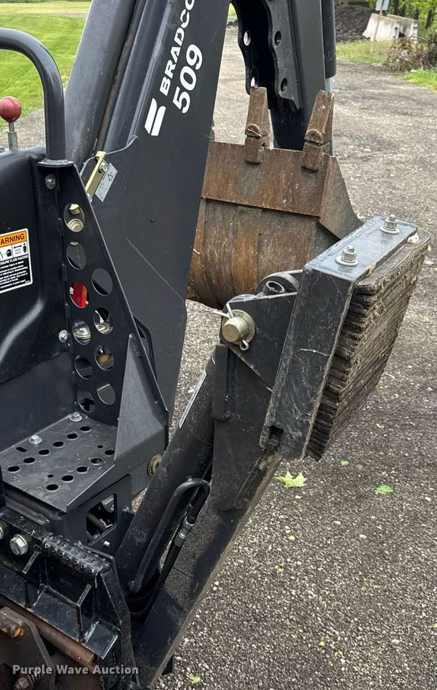 image for item DH9965 Bradco 84003 skid steer backhoe