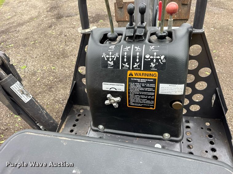 image for item DH9965 Bradco 84003 skid steer backhoe