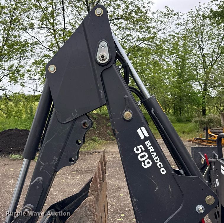 image for item DH9965 Bradco 84003 skid steer backhoe