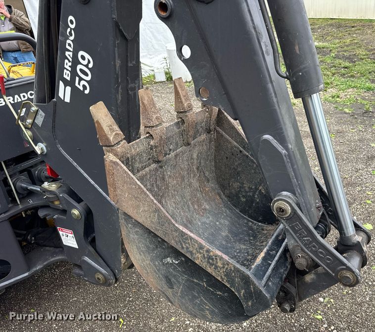 image for item DH9965 Bradco 84003 skid steer backhoe