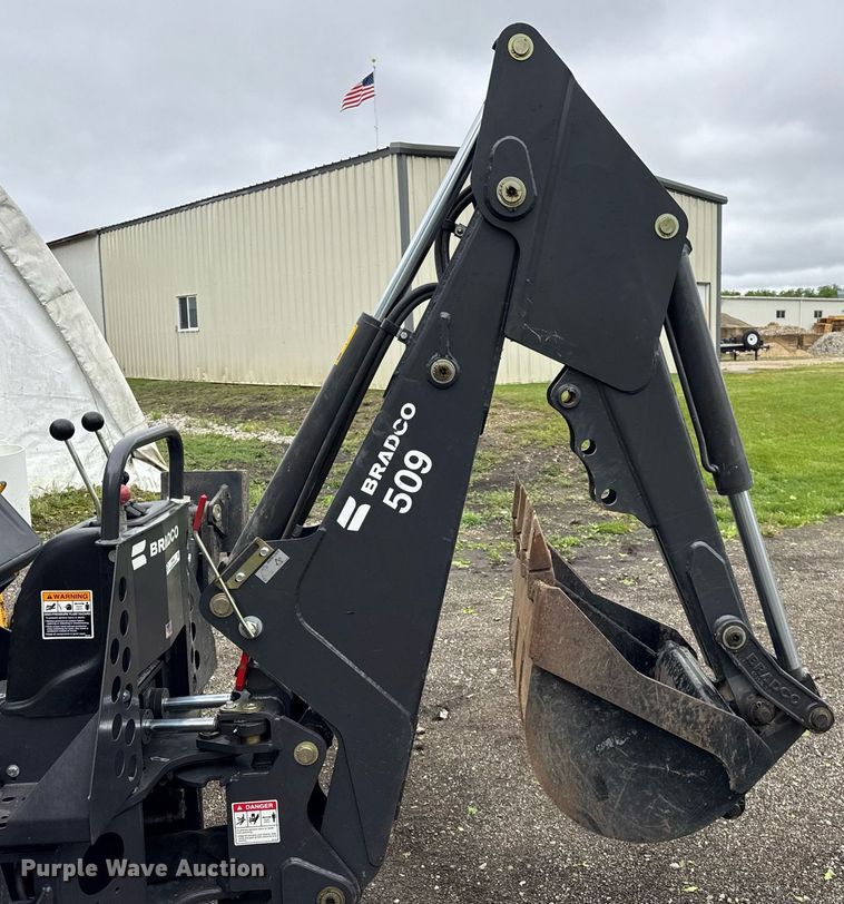 image for item DH9965 Bradco 84003 skid steer backhoe