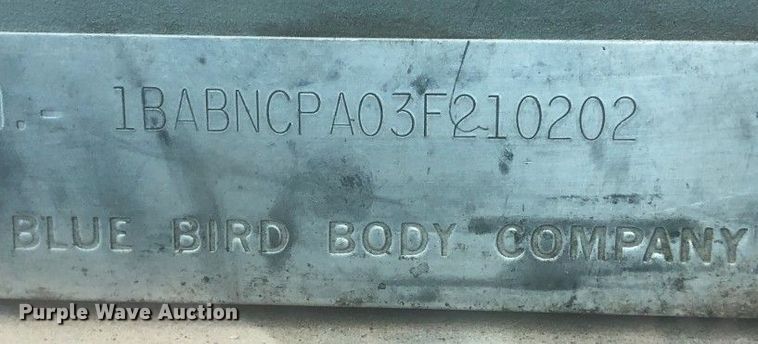 image for item DP4980 2003 Blue Bird All American school bus