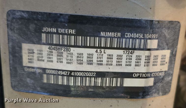 image for item DT6833 2013 HiPower HJW65T6 generator