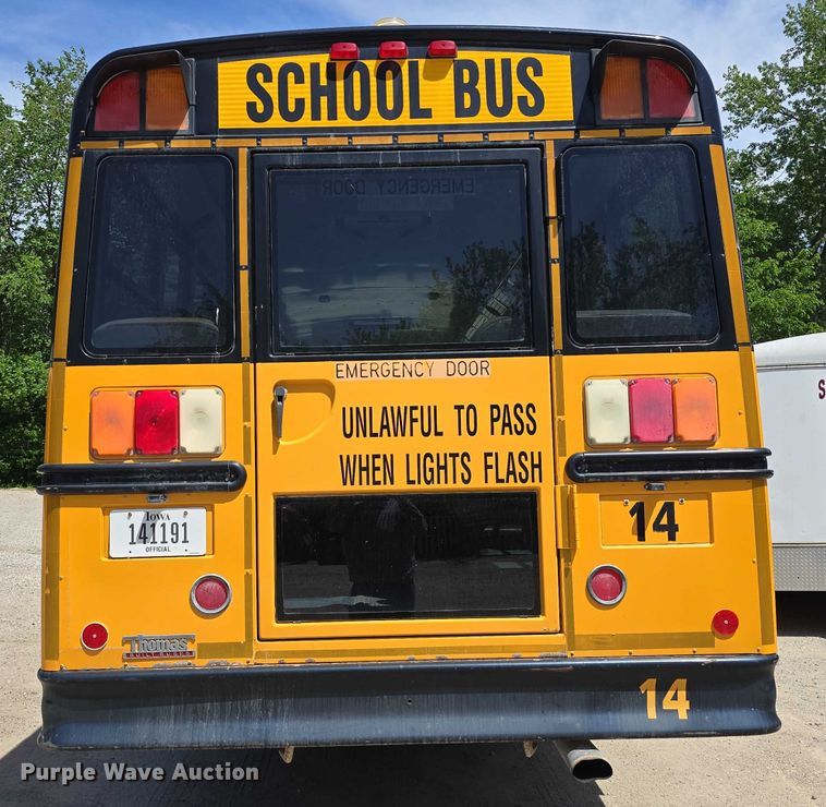 image for item DT6863 2008 Thomas Built Buses Saf-T-Liner C2 school bus