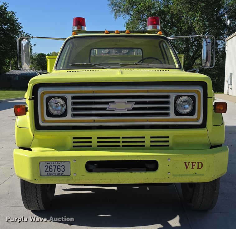 image for item DT6876 1978 Chevrolet C65 pumper fire truck