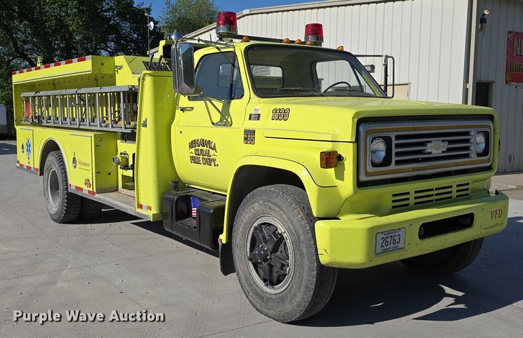 image for item DT6876 1978 Chevrolet C65 pumper fire truck