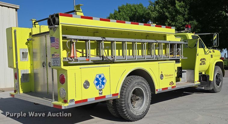 image for item DT6876 1978 Chevrolet C65 pumper fire truck