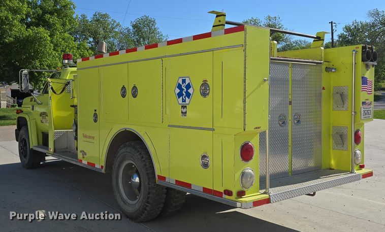 image for item DT6876 1978 Chevrolet C65 pumper fire truck