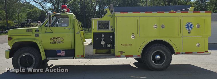 image for item DT6876 1978 Chevrolet C65 pumper fire truck