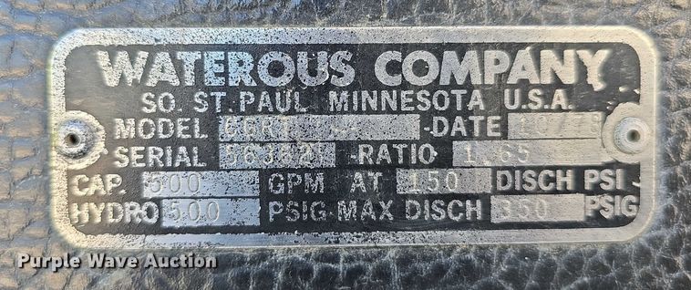 image for item DT6876 1978 Chevrolet C65 pumper fire truck