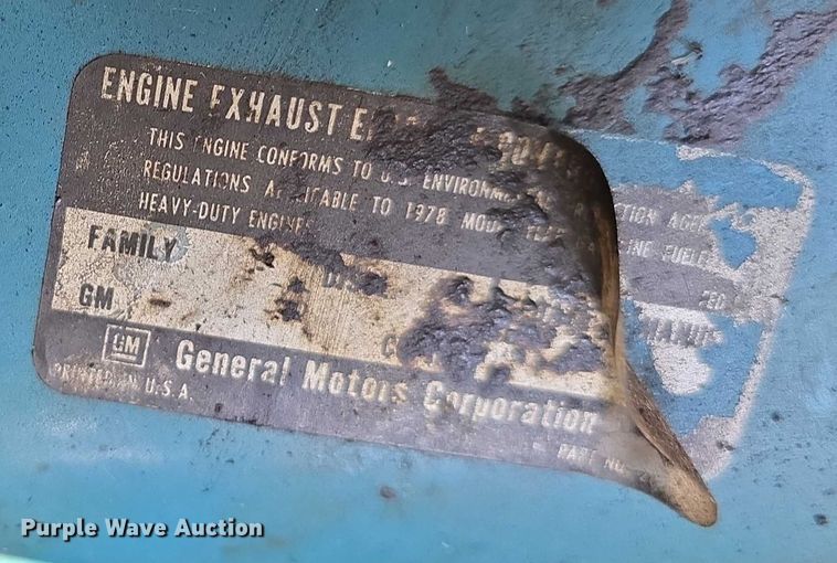 image for item DT6876 1978 Chevrolet C65 pumper fire truck