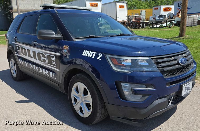 image for item DT6896 2017 Ford Explorer Police Interceptor SUV
