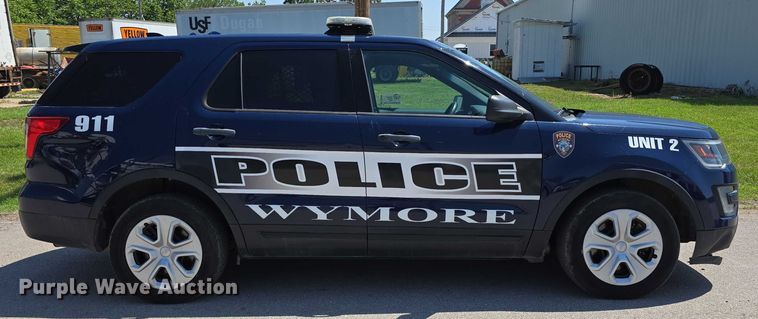 image for item DT6896 2017 Ford Explorer Police Interceptor SUV