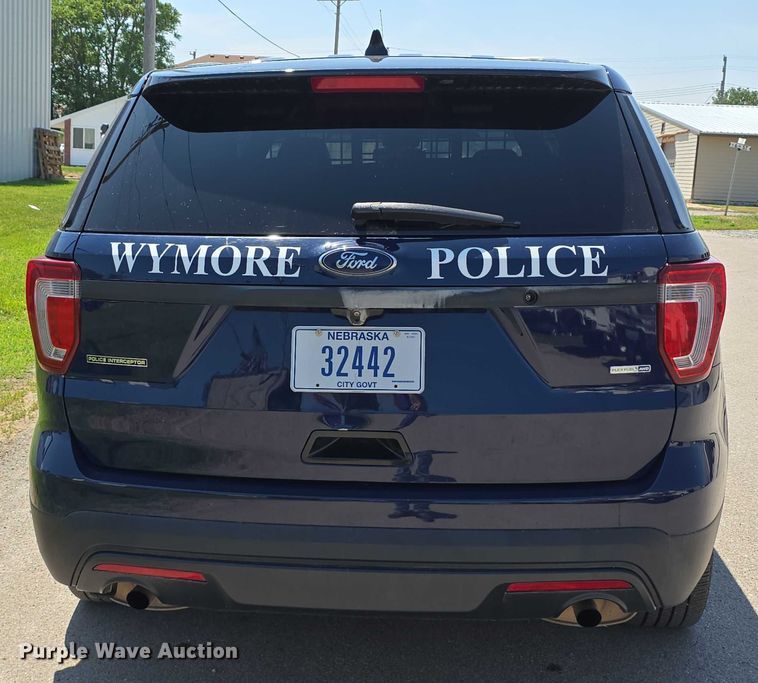 image for item DT6896 2017 Ford Explorer Police Interceptor SUV