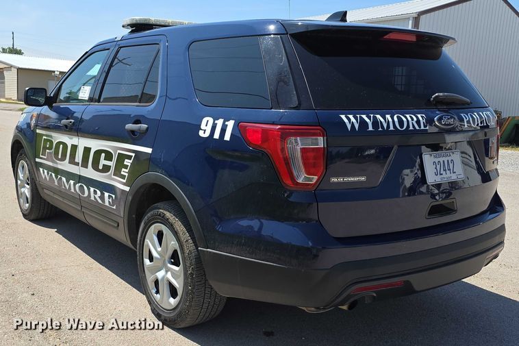 image for item DT6896 2017 Ford Explorer Police Interceptor SUV