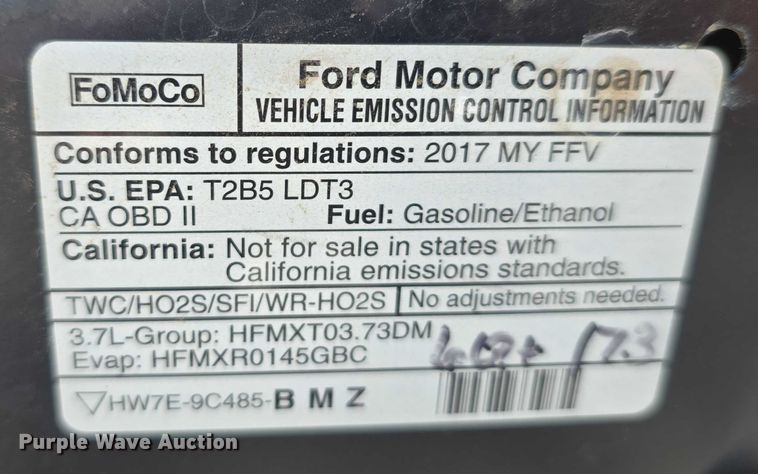 image for item DT6896 2017 Ford Explorer Police Interceptor SUV