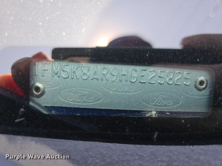 image for item DT6896 2017 Ford Explorer Police Interceptor SUV