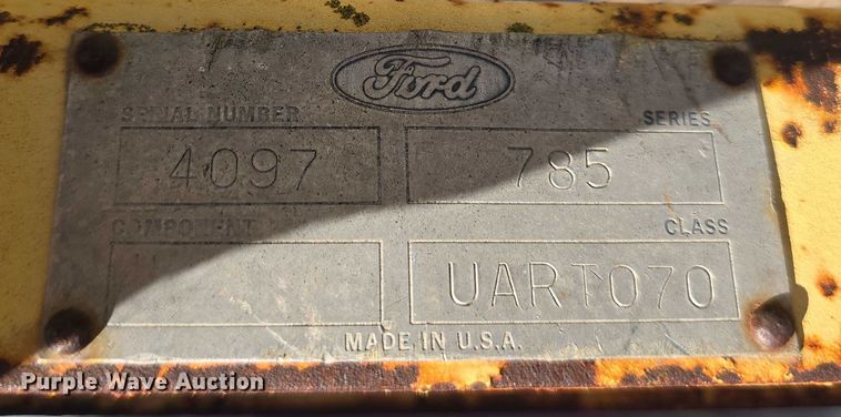 image for item DT6898 Ford 785 blade