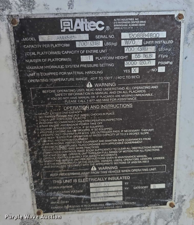 image for item DT6899 2009 Chevrolet C8500 bucket truck