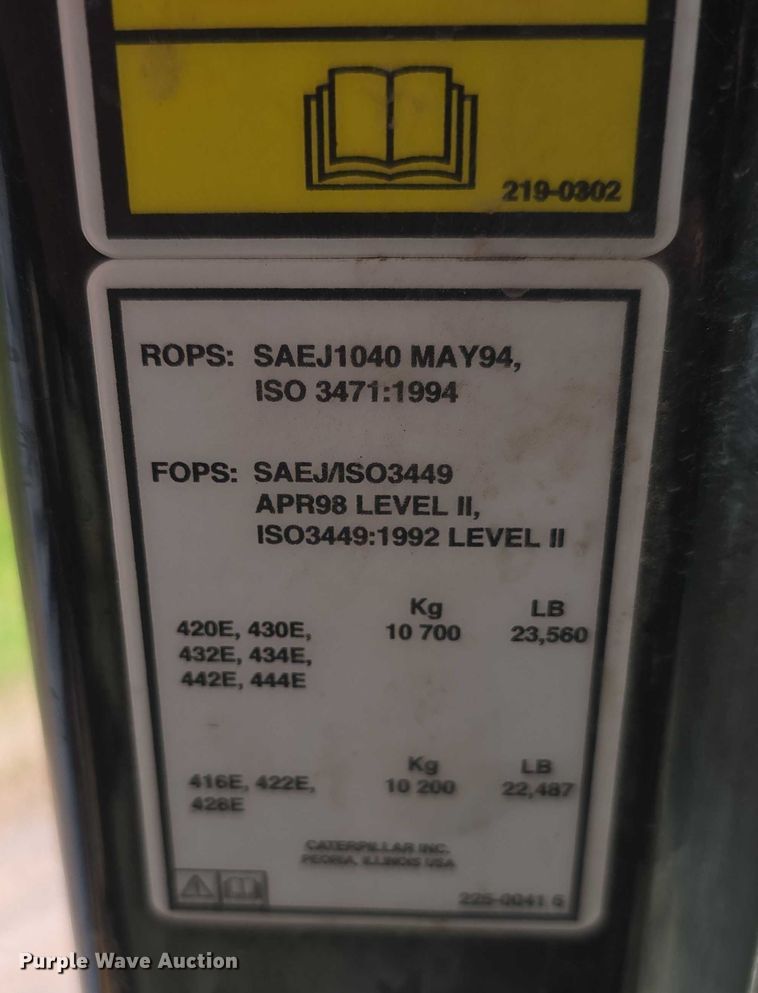 image for item DT6900 2006 Caterpillar 416E backhoe