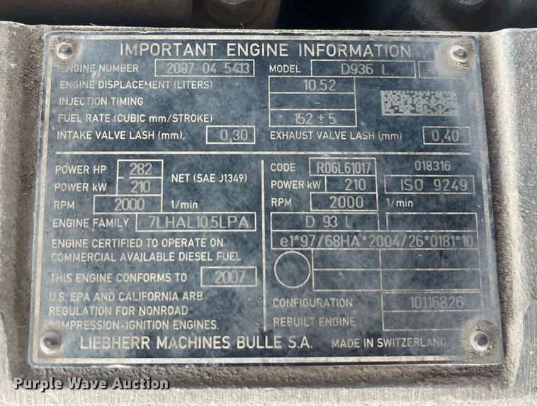 image for item DT7190 2008 John Deere 950J dozer