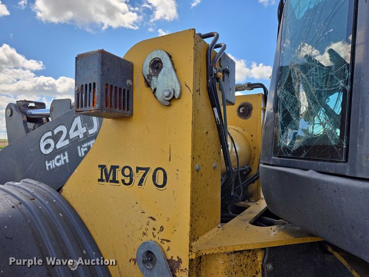 image for item DT7192 2008 John Deere 624J High Lift wheel loader