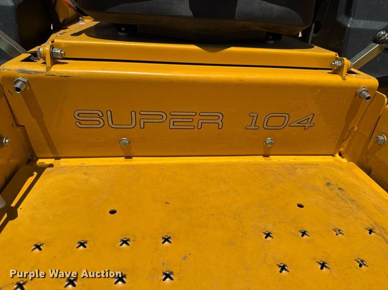 image for item DU9030 2019 Hustler Super 104 ZTR lawn mower