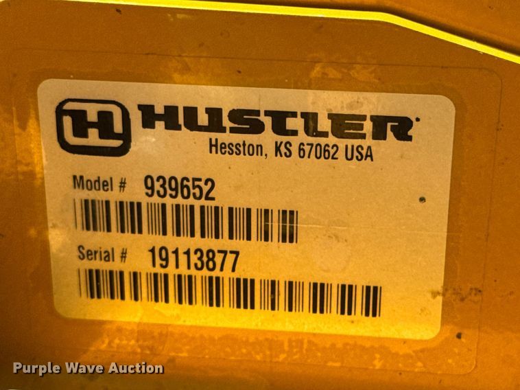 image for item DU9030 2019 Hustler Super 104 ZTR lawn mower