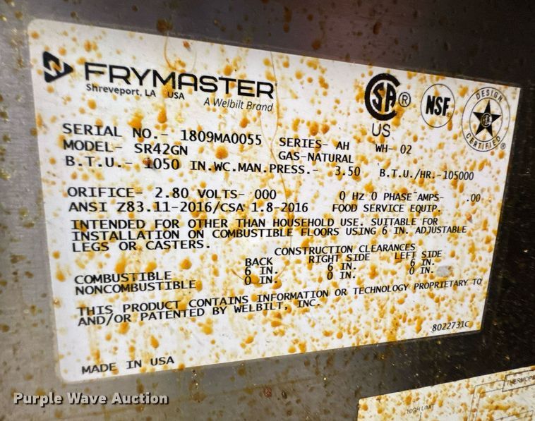 image for item DU9181 Restaurant equipment